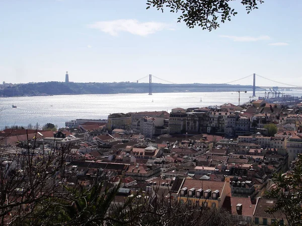 Podrobnosti Portugalském Městě Lisabon — Stock fotografie