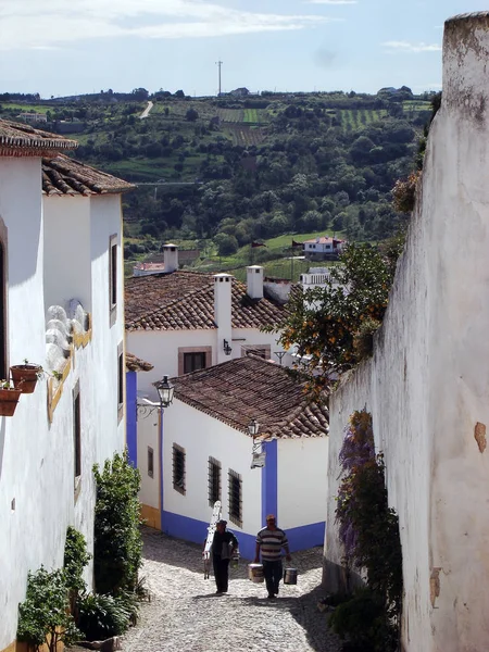 Lisboa Portugal Agosto 2017 Casas Típicas Mal Estado Los Barrios — Foto de Stock