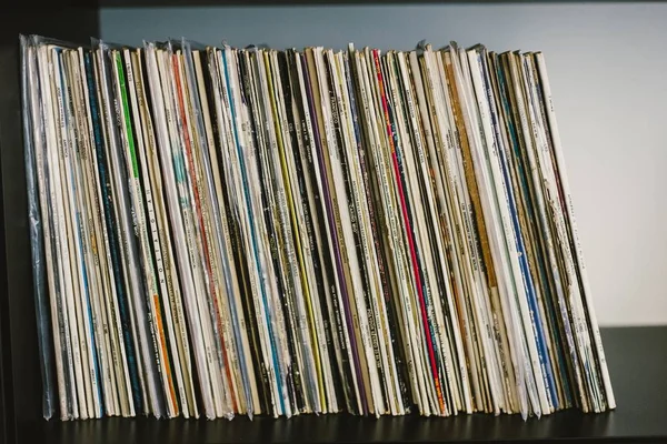 Valencia España Agosto 2018 Viejos Discos Vinilo Musical — Foto de Stock