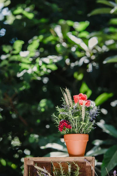 Objetos Decoración Para Eventos Bodas Estilo Rural Retro — Foto de Stock