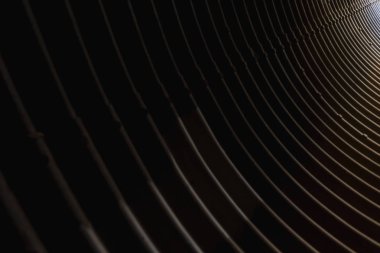 İç çizgilerle arka plan için bir tünel.