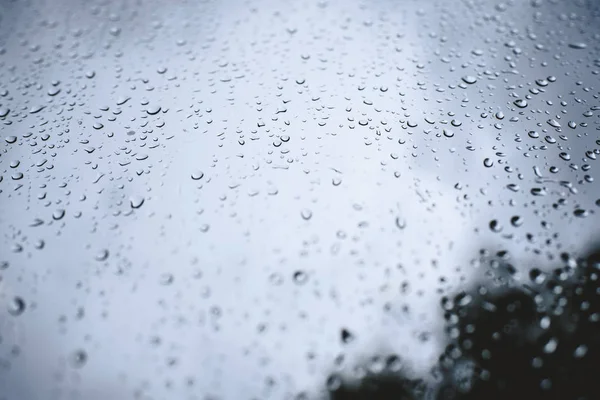 Regn Høstdag Glass – stockfoto