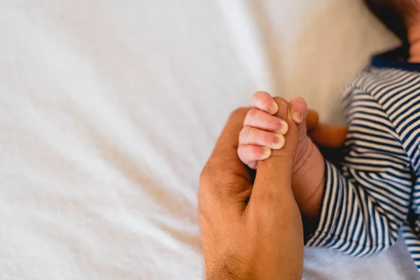 Small Hands Fingers Newborn Baby — Stock Photo, Image