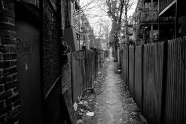 Boston, Massachusett - 16 Ocak 2012: Kışın şehrin sokaklarında