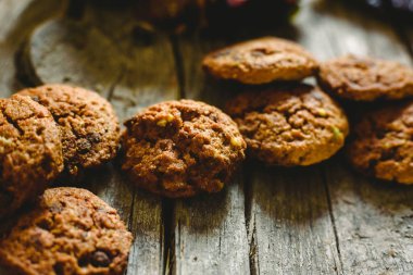 Çikolatalı kurabiye ve diğer tatlılar çocuklar tatil için.