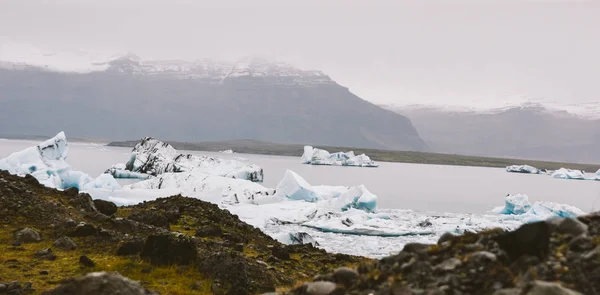 아이슬란드 파라다이스 모험에 해안을 빙하의 혀에서 — 스톡 사진