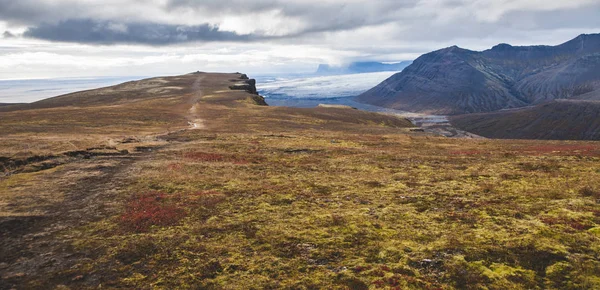 Izlandi Táj Hogy Továbbítja Szépségét Nyugalmát Gyönyörű Panorámás Képek — Stock Fotó