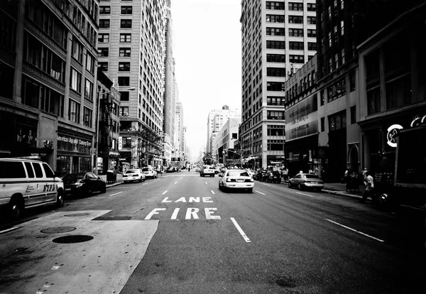 New York Usa August 2012 Ruhiger Verkehr Auf Den Straßen — Stockfoto