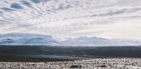 Snöiga Kickberg Landskap — Stockfoto