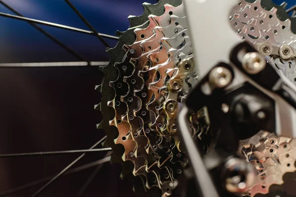 Gear crown of a clean bicycle.