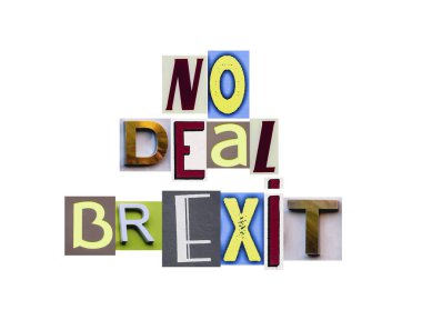 Kavram Hayır baş Brexit.