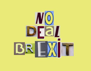Kavram Hayır baş Brexit.