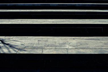 Başarı kavramı içinde arka plan olarak kullanmak için geniş granit merdiven.