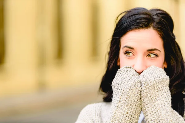 Retrato Mulher Madura Pensativa Com Dúvidas — Fotografia de Stock