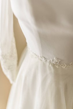 Gelinlik yerleştirilen bir manken gelin elbise onun için hazır.