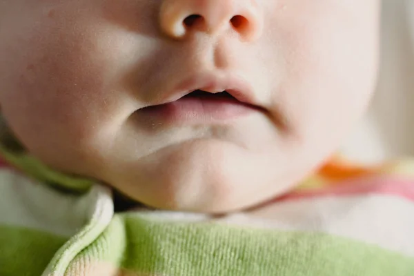 Close Baby Mouth — Stock Photo, Image