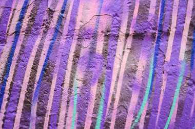 Anonim bir sokak grafiti çok renkli, neşeli kentsel arka plan detay.