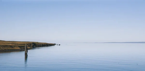 Спокійні Зображення Спокійних Морських Пейзажів Тих Хто Шукає Спокійний Відпочинок — стокове фото