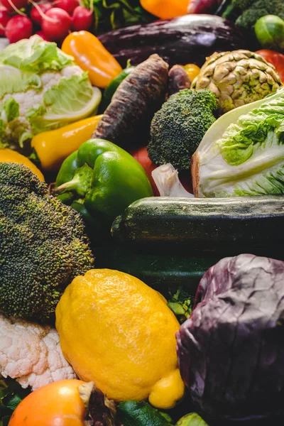 Variedad de verduras frescas para dieta de desintoxicación . — Foto de Stock