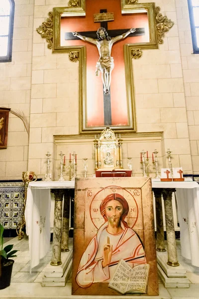 Valence, Espagne - 30 mars 2019 : Intérieur d'une chapelle de Cath — Photo