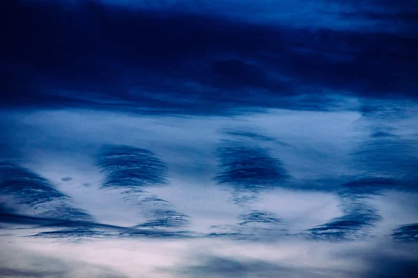 Sky background with curious shapes clouds. — Stock Photo, Image