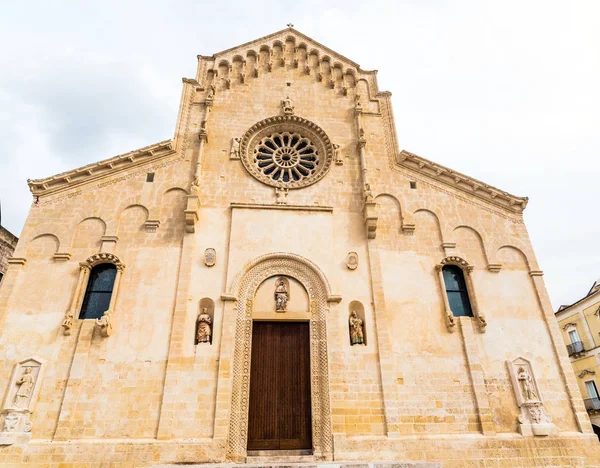 Cattedrale di Maria Santissima della Bruna, w mieście Matera, Włochy. — Zdjęcie stockowe