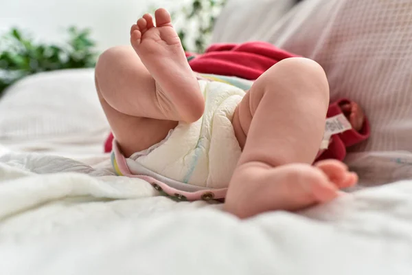 Disposable diapers to take care of the hygiene of babies. — Stock Photo, Image