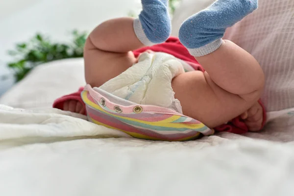 Disposable diapers to take care of the hygiene of babies. — Stock Photo, Image