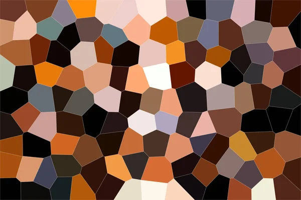 Geometric pattern of dark colors as a mosaic of large tiles of a