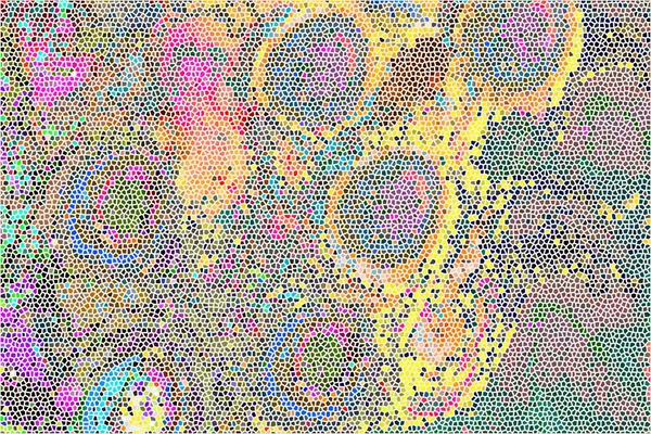 Geometric pattern of light colors as a mosaic of a minimalist de — Stock Photo, Image