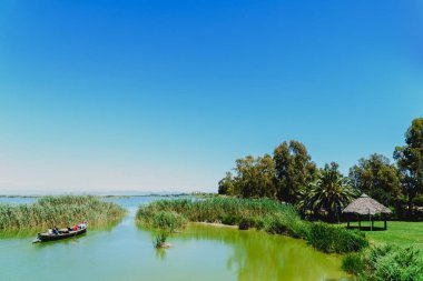 Valencia, Ispanya-2 Haziran 2019: turistlere yelken açanın 