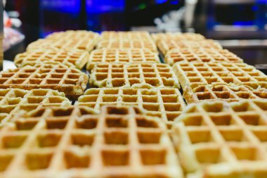 Belçika Waffle Topingler olmadan