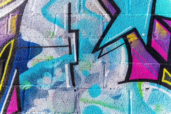 화려한 라인으로 그린 벽 텍스처와 배경. — 스톡 사진
