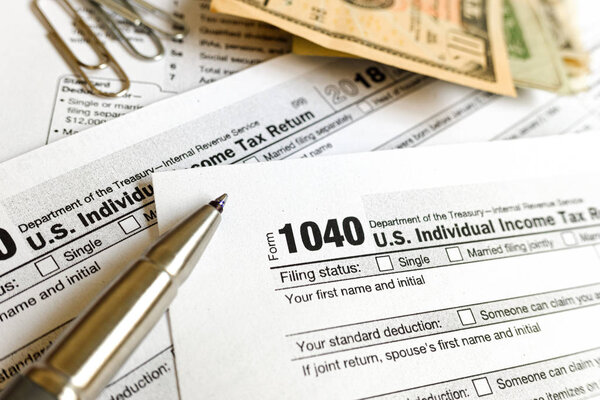 Form 1040 serves to pay federal taxes to the American government