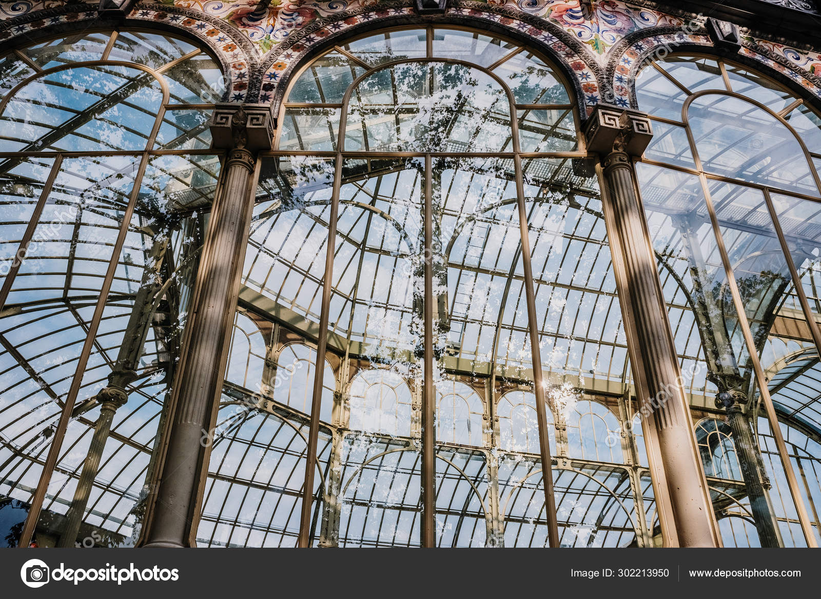 Interior Of The Crystal Palace In Madrid A Must For