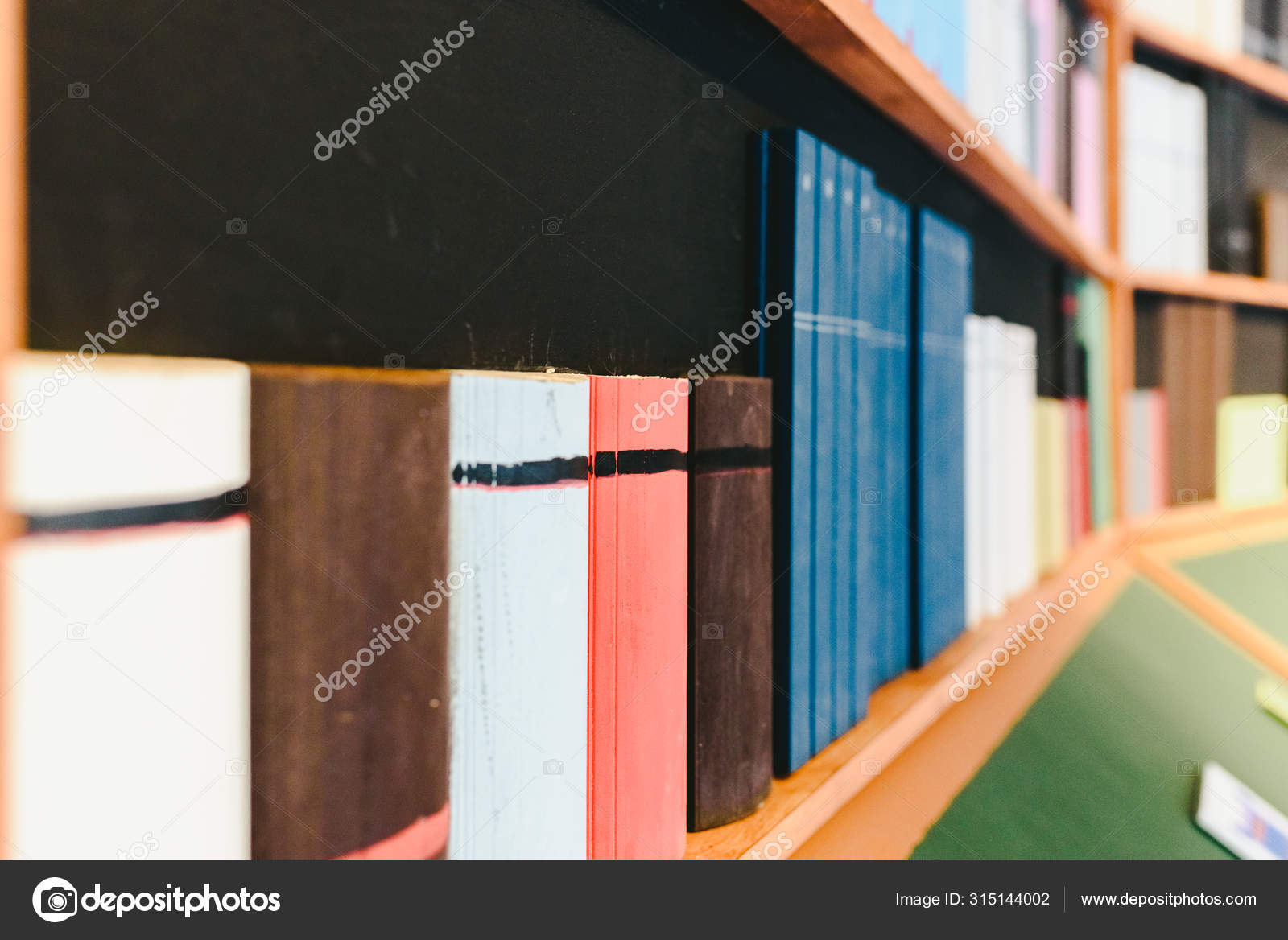 Shelves With Fake Books For Decoration Stock Photo Image By C Joaquincorbalan
