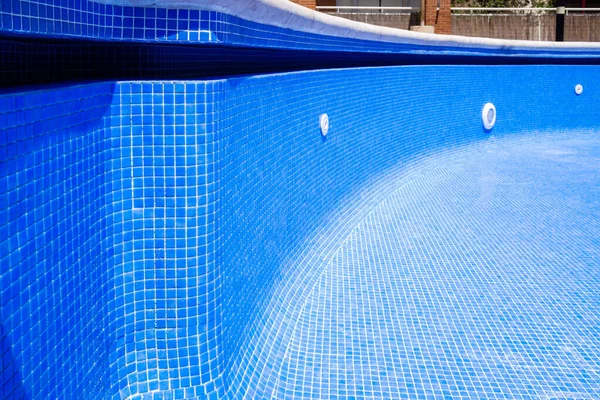 Repair Cleaning Works Swimming Pool Summer Stock Picture