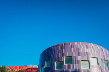 Valencia, İspanya - 8 Ağustos 2020: Ana Garca Salas Çocuk Eğitim Merkezi.