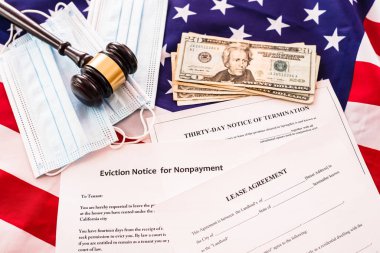 Amerika Birleşik Devletleri 'ndeki koronavirüs salgını sırasında güç ve para kaybıyla ilgili yasal belgeler..