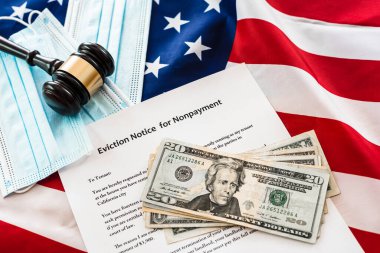 Amerika Birleşik Devletleri 'ndeki koronavirüs salgını sırasında güç ve para kaybıyla ilgili yasal belgeler..