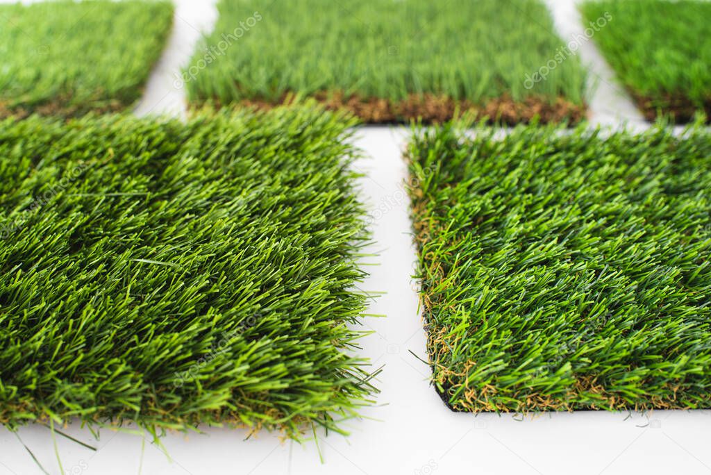 Detail of the material to cover with synthetic artificial grass.