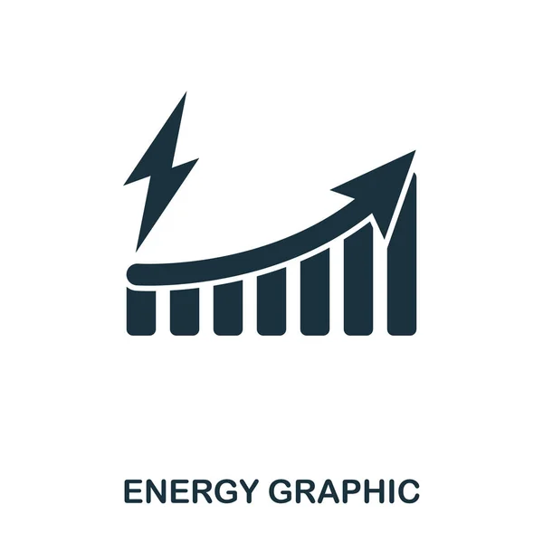 Energieerhöhung grafisches Symbol. Mobile Apps, Drucken und mehr Nutzung. einfaches Element singen. Monochrom Energie erhöhen grafische Ikone Illustration. — Stockvektor