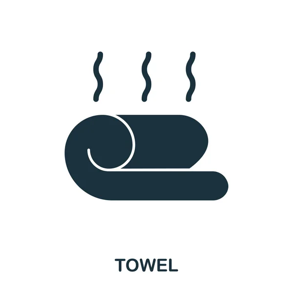 Towel icon. Flat style icon design. UI. Illustration of towel icon. Pictogram isolated on white. Ready to use in web design, apps, software, print. — Stock Photo, Image