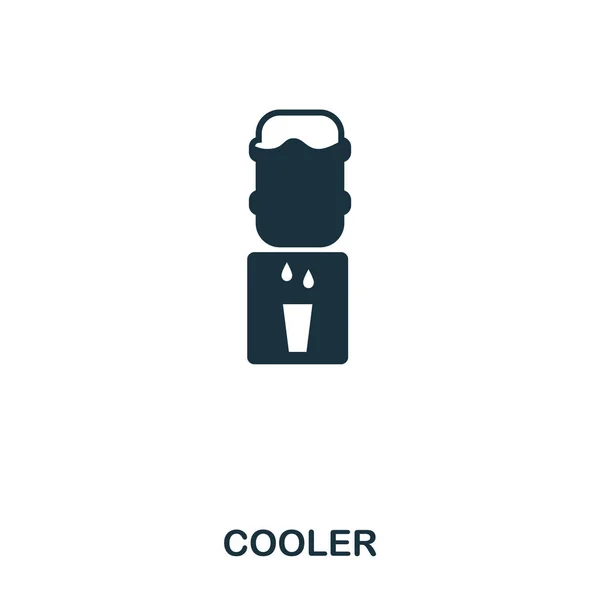 Cooler icon. Line style icon design. UI. Illustration of cooler icon. Pictogram isolated on white. Ready to use in web design, apps, software, print. — Stock Vector