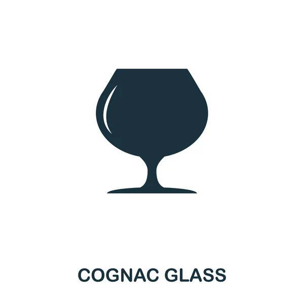 Cognac Glass icon. Line style icon design. UI. Illustration of cognac glass icon. Pictogram isolated on white. Ready to use in web design, apps, software, print. — Stock Vector