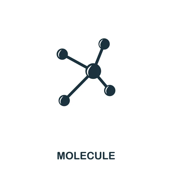 Molekül-Symbol. Linie Stil-Icon-Design. ui. Illustration des Molekül-Symbols. Piktogramm auf weiß isoliert. einsatzbereit in Webdesign, Apps, Software, Print. — Stockvektor