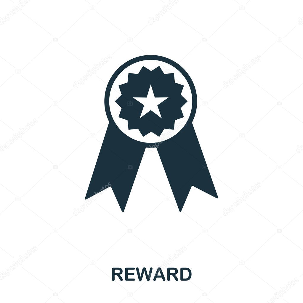 Reward icon. Line style icon design. UI. Illustration of reward icon. Pictogram isolated on white. Ready to use in web design, apps, software, print.