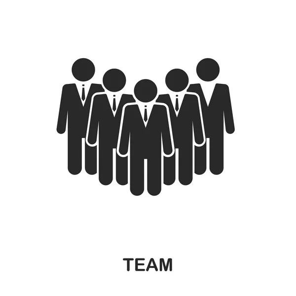 Team pictogram. Lijn stijl pictogram ontwerp. UI. Afbeelding van het pictogram van het team. Pictogram geïsoleerd op wit. Klaar voor gebruik in webdesign, apps, software, afdrukken. — Stockfoto