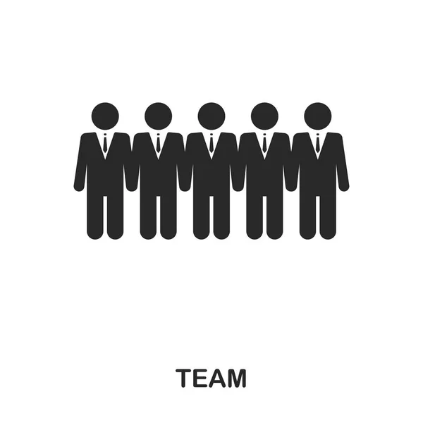 Ícone da equipa. Design de ícone de estilo de linha. UI. Ilustração do ícone da equipe. Pictograma isolado em branco. Pronto para usar em web design, aplicativos, software, impressão . — Fotografia de Stock