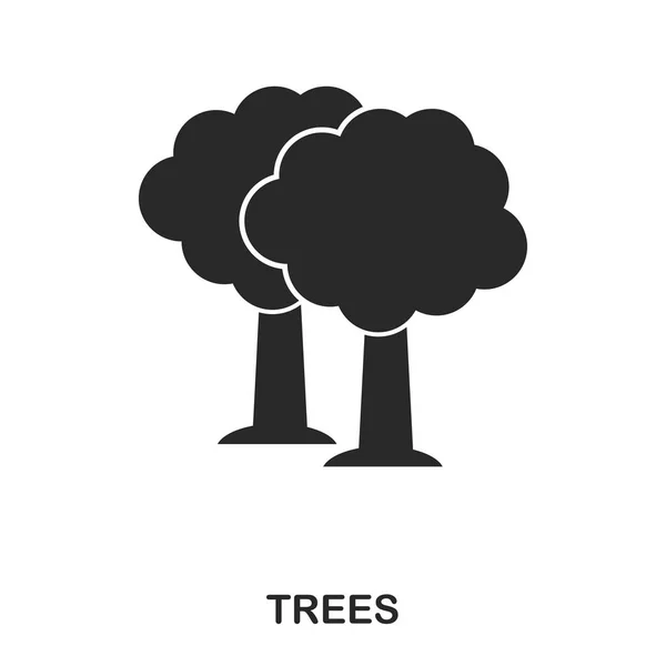 Baumsymbol. Linie Stil-Icon-Design. ui. Illustration des Baumsymbols. Piktogramm auf weiß isoliert. einsatzbereit in Webdesign, Apps, Software, Print. — Stockvektor